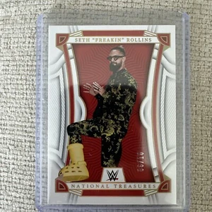2023 Chronicles WWE SETH "FREAKIN ROLLINS" National Treasures Gold /10 #NT-17 - Picture 1 of 2