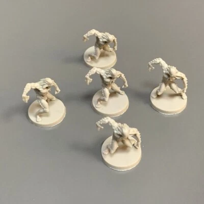 5PCS Xenos Workers Monster Miniatures Zombicide Invader Board Game Models TRPG  - Image 1 of 4