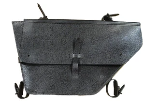 Borsa/valigetta/valigetta bicicletta esercito svizzero REPRO pelle nera - Foto 1 di 6