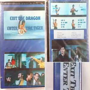 EXIT THE DRAGON ENTER THE TIGER KUNG FU BRUCE LI VHS BAND VINTAGE NEU VERSIEGELT - Bild 1 von 6