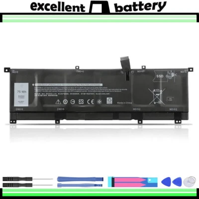 Batería 8N0T7 para XPS 15 9575 2 en 1 Precision 5530 2 en 1 TMFYT P73F 75Wh Foto 1 de 4