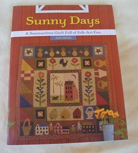 Sunny Days Summertime Quilt Full of Folk-Art Fun Jan Patek Uncut Templates c2020 - Bild 1 von 15