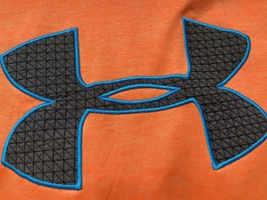 Under Armour Pullover Storm Hoodie Sweatshirt Large hellorange gesteppt Logo - Bild 1 von 11
