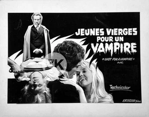 LUST FOR A VAMPIRE Horreur SANGSTER Karnstein HAMMER Film PHOTOMONTAGE 1971 - Foto 1 di 1