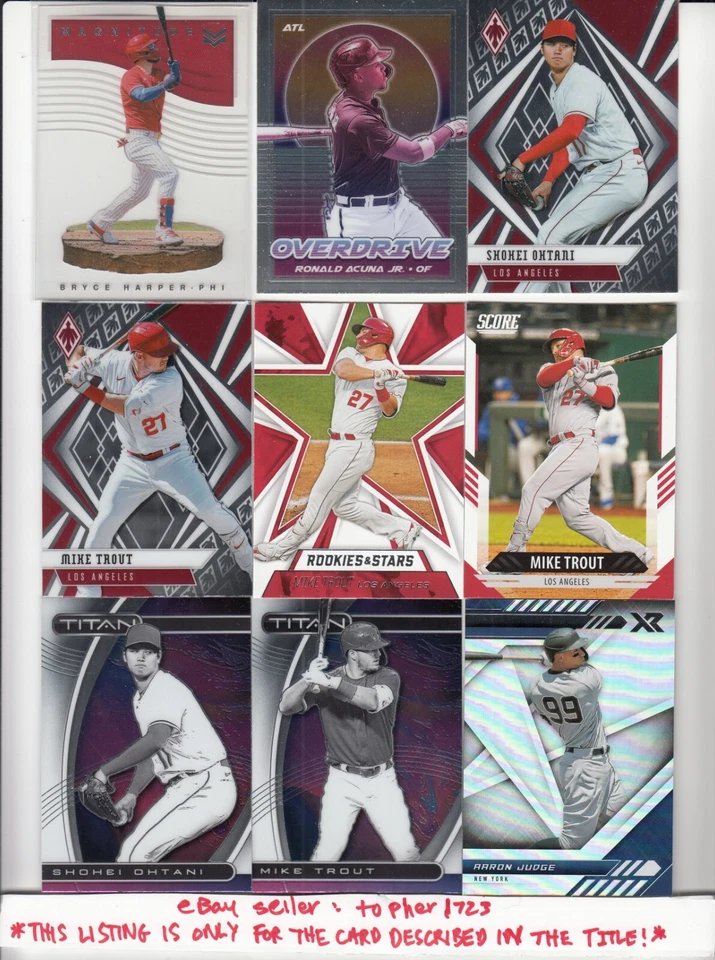 2021 Panini Chronicles Score MIKE TROUT #9 Angels - Image 1 of 1