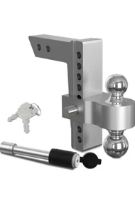IFOKA Aluminum Adjustable Trailer Hitch 12500LBS, Fits 2.5" Shank - Picture 1 of 5