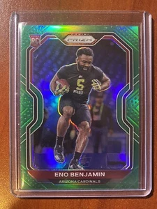 2020 Panini Prizm Green Prizm Eno Benjamin Rookie No. 324 + Base Cards - Picture 1 of 4