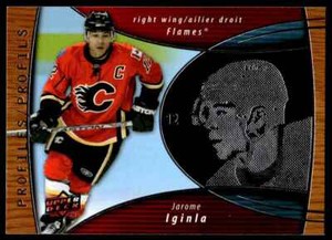 2008-09 McDonald's Upper Deck Profiles Jarome Iginla Calgary Flames #PRO3 R4