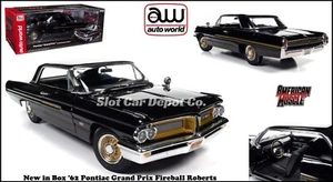 Auto World '62 Pontiac Grand Prix Fireball Roberts 1:18 Diecast Car AMM1291 - Picture 1 of 14