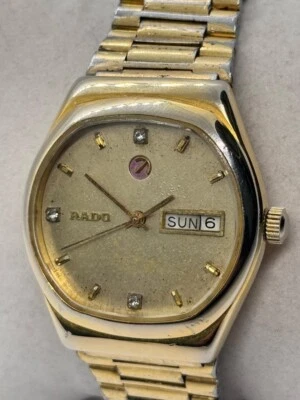 Rado Vintage Watch 636.3222.2 ETA 2836 Automatic Swiss Made 17 Jewels 38mm Rare - Image 1 of 4