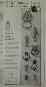 1929 P.&F. Corbin gute Eisenwaren Gebäude verdienen Ziehgriffe Originalanzeige - Bild 1 von 1