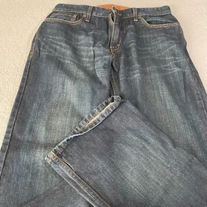 Levi Strauss Jeans Authentic Signature Navy Men's Low Boot Size 34x30 Zip Pocket - Picture 1 of 12