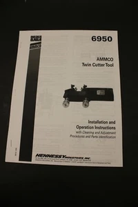 Herramienta de corte doble de disco de freno Ammco 6950 manual de funcionamiento - Imagen 1 de 2