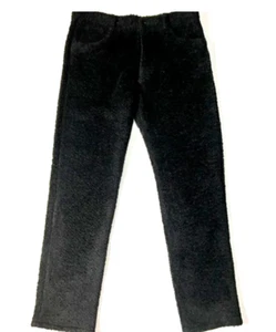 Vintage 1999 Neu Helmut Lang Herren Schwarz Fell Alpaka Hose Gr. 34 50 Italy Sample - Bild 1 von 7