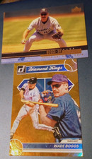 2023 Donruss DIAMOND KINGS #28 Wade Boggs Orange Holo Parallel Tampa  Rays