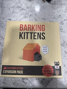 NEW Barking Kittens - Exploding Kittens Expansion Pack - Includes Cat Crown - Picture 1 of 6