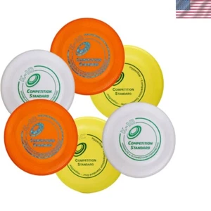 K-10 Competition 6 Pack Floating Dog Frisbees - Ultra-Long Flights, All Sizes - Picture 1 of 3