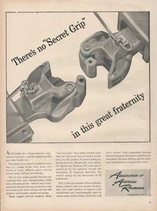 1948 Association of American Railroad Freight Car Secret Grip Vintage Print Ad - Picture 1 of 1