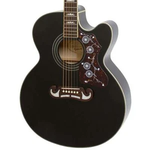 Epiphone J-200 EC Acoustic-Electric Guitar - Black - Picture 1 of 1