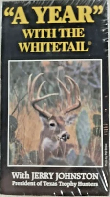 NEW A Year With the Whitetail VHS Movie Documentary with Jerry Johnston - Image 1 of 3