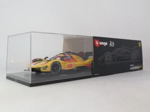 Burago Ferrari 499P #83 Kubica 24H Le Mans 2024 with showcase 1/18 18-16313 - Foto 1 di 6