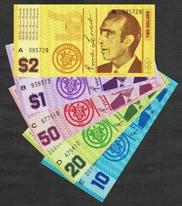 Australia Local Currency - HUTT RIVER Province 5 Notes Set UNC - Picture 1 of 2