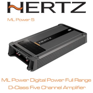 Hertz ML Power 5 - 5 Channel Class D Car Amplifier Subwoofer Amp Speaker Amp - Picture 1 of 1