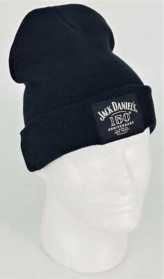 Jack Daniels Whiskey Beanie 150 Anniversary Jubiläum Mütze OneSize Warm (7444-1)