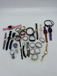 Large Lot 28 Watches Men’s Women’s Timex Vintage - Current Parts & Repair - Picture 1 of 11