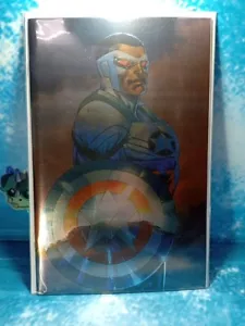 Capitán América 1 Rob Liefeld lámina virgen variante (casi nuevo) - Imagen 1 de 1