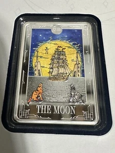 2024 Niue Tarot Card XVIII - The Moon 1 Oz Silver Proof Coin - 2,000 Mintage! - Picture 1 of 4