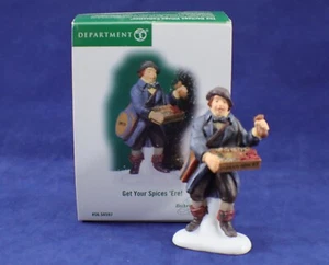 Dept 56 Village Accessory Figurine GET YOUR SPICES ‘ERE Dickens 2004 in Box - Picture 1 of 11