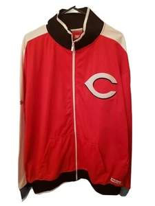 Stitches Cincinnati Reds Zip Up Jacket Exlarge New With Tags - Picture 1 of 7