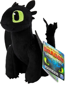 How to Train Your Dragon Hidden World Toothless Plush 8" New with Tag - Picture 1 of 2