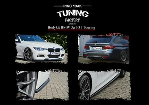 Bodykit Frontspoiler Diffusor Seitenschweller in ABS für BMW 3er F31 Touring ABE - Bild 1 von 12