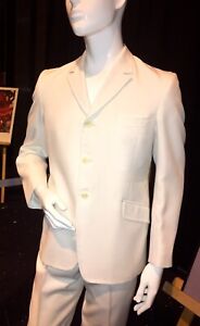 Vintage Beatles John Lennon White Suit Extremely Rare D.A. Millings & Son