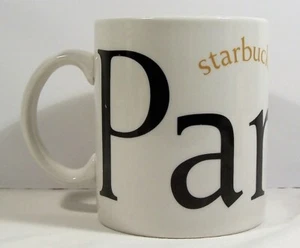 Starbucks Paris City Mug 2002 Collector Series Large Coffee Cup Arc De Triomphe  - Bild 1 von 7