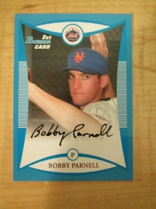 Bowman Prospects Blue Bobby Parnell 183/500 2008 #BP10 New York Mets - Imagen 1 de 2