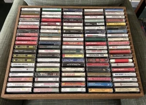 99 Christmas Cassette Tapes Country, Pop, Rock, Easy Listening+ Head Cleaner - Picture 1 of 6
