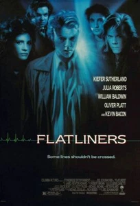 FLATLINERS 1990 Original Movie Poster C8 SS Kiefer Sutherland Kevin Bacon - Imagen 1 de 1