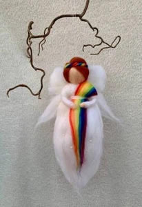 Gefilzte Fee, Puppen (Handmade), Waldorf - Bild 1 von 8