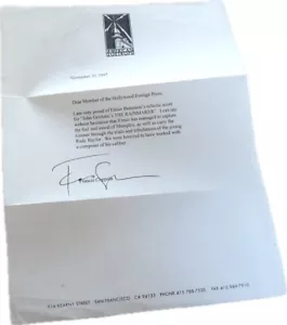 Francis Ford Coppola Signed Autographed Zoetrope Letter Director The Godfather - Picture 1 of 2