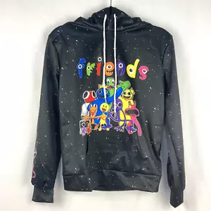 Rainbow Friends Hoodie Hooded Thin Sweatshirt Black Unisex Size Medium M - Picture 1 of 11