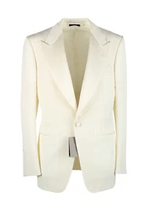 TOM FORD Windsor Ivory Signature Tuxedo Dinner Jacket Size 46 IT / 36R U.S. ... - Picture 1 of 6