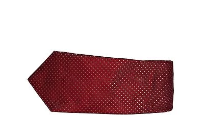 Corbata Nordstrom L59816 Tienda Hombre 100% Seda Lunares Plata Rosa Roja 58" L 3.5" W Foto 1 de 2