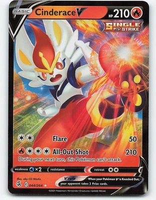 Cinderace V (44) #044/264 Pokemon Card - Image 1 of 2