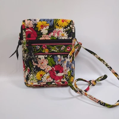Bonita Cartera Bandolera Floral Vera Bradley Retirada Poppy Fields Hipster Foto 1 de 4