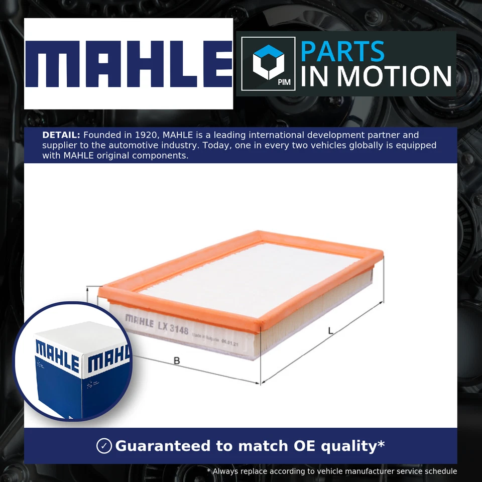 Air Filter LX3148 Mahle 51881024 0051881024 0000051916924 51894543 51904553 New - Image 1 of 4