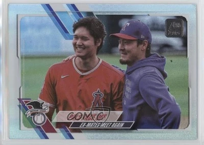 2021 Update Veteran Combos Rainbow Foil Shohei Ohtani Kohei Arihara Rookie RC - Image 1 of 2