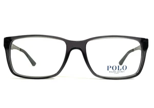 Polo Ralph Lauren Eyeglasses Frames PH2114 5421 Dark Gray Rectangle 54-17-145 - Picture 1 of 11